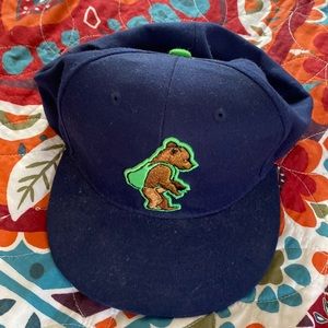 Mens 7 3/4 fitted hat Brim bear